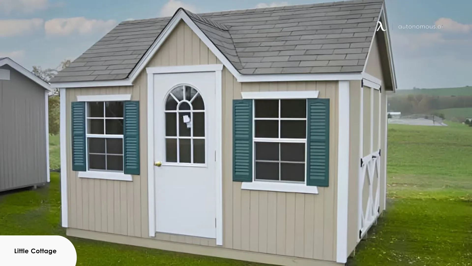 Little Cottage Company Wood Cottage Storage Shed Kit