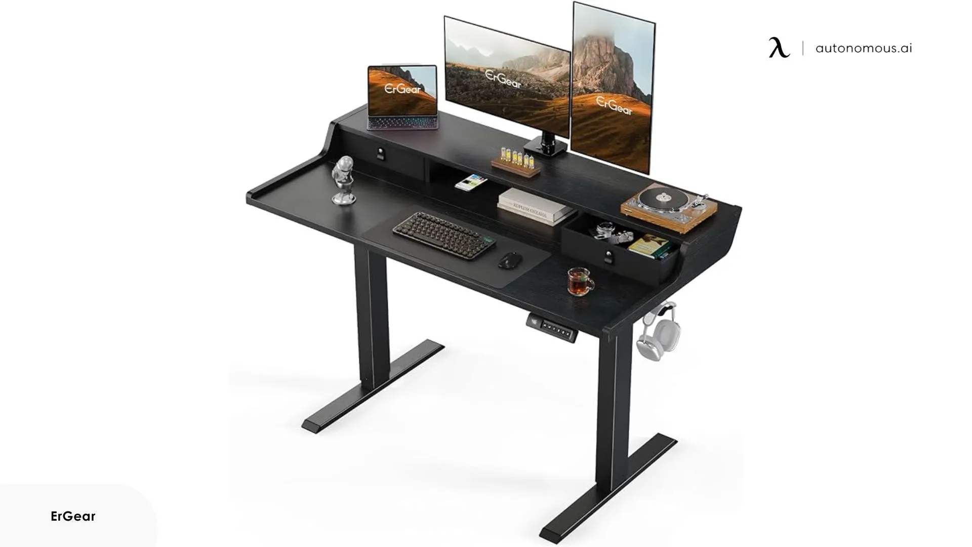 ErGear Electric Standing Desk with Drawers