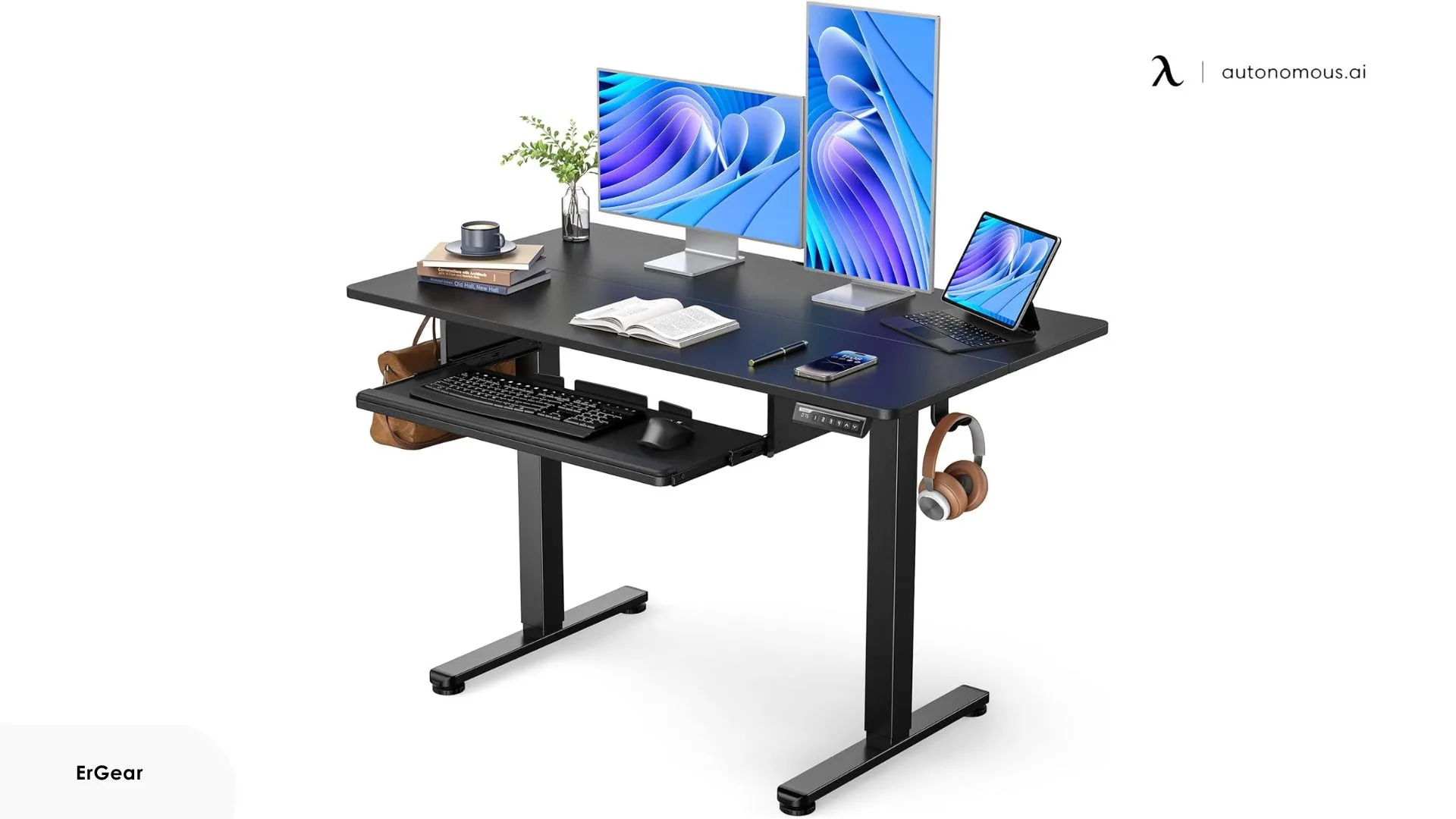 ErGear Electric Standing Desk with Keyboard Tray