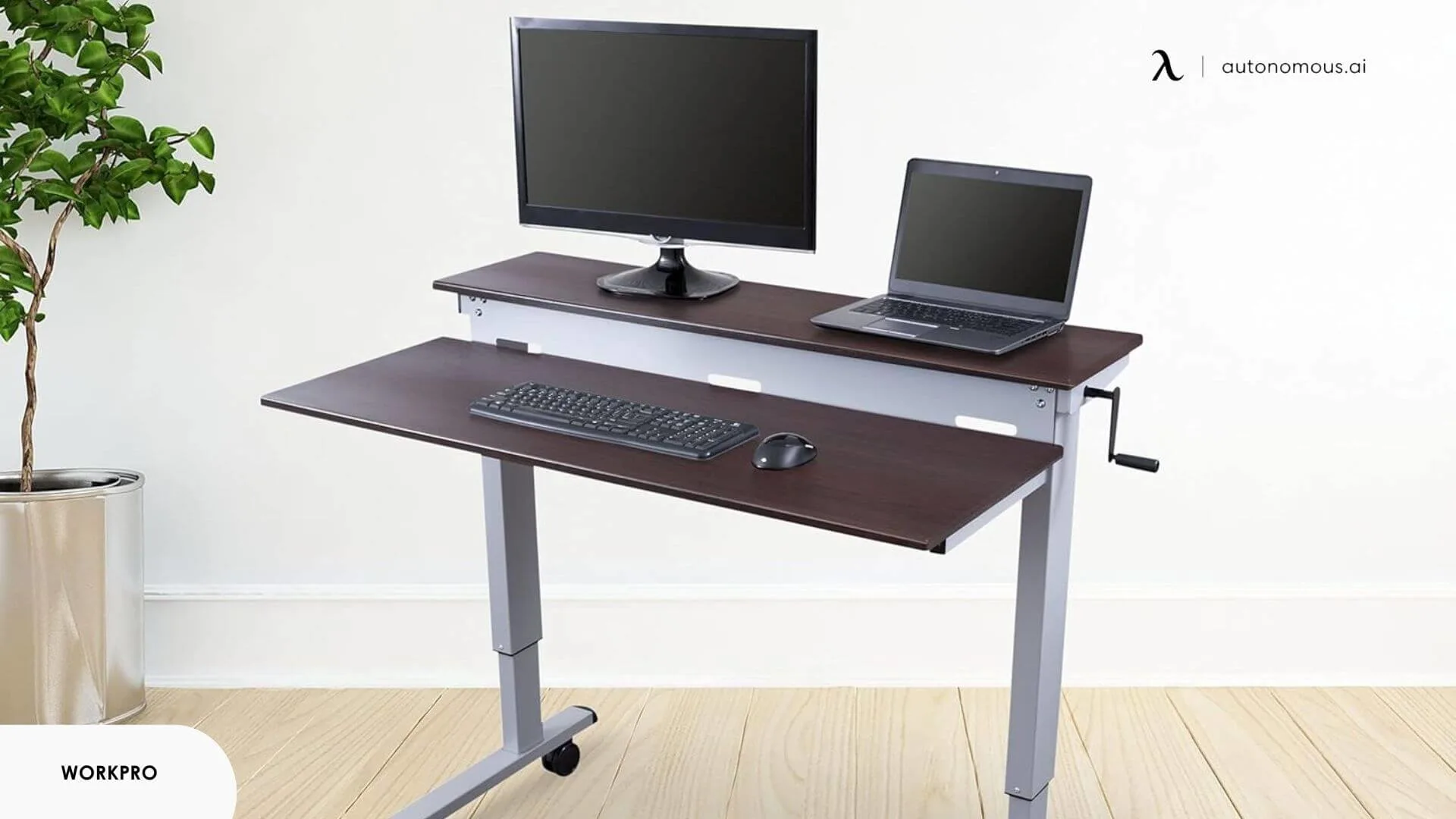 manual standing desk 