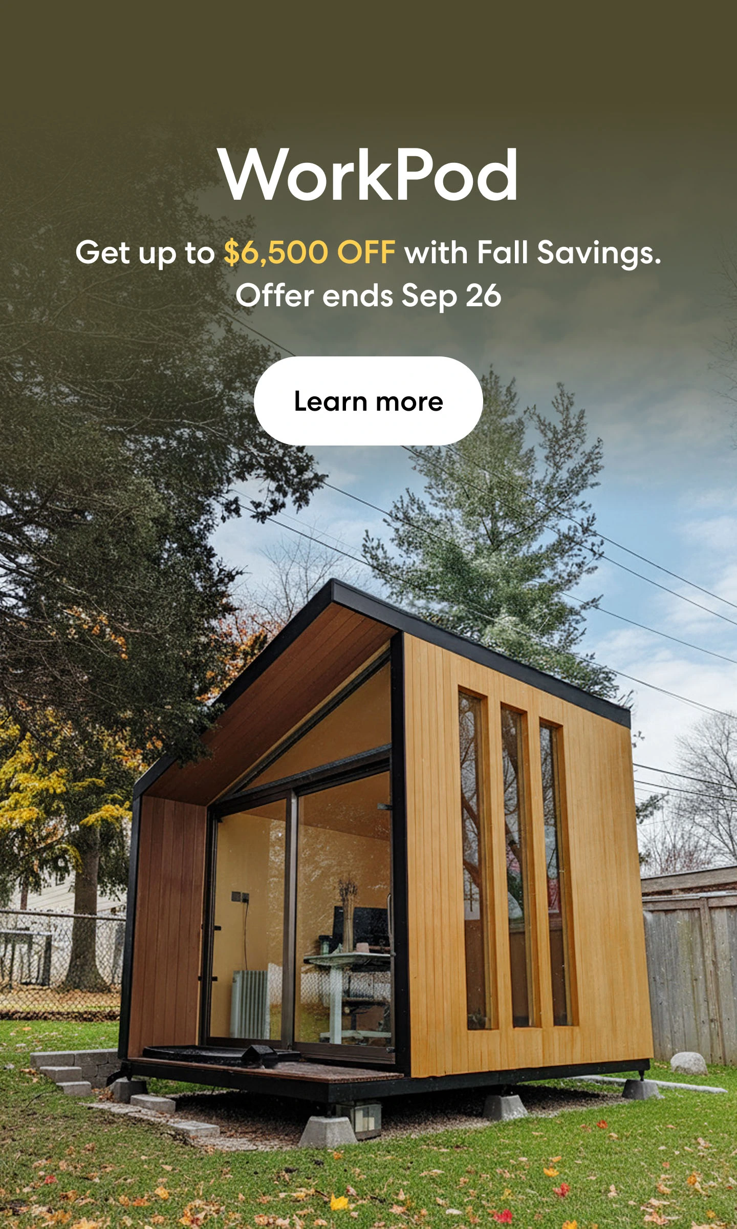 Autonomous WorkPod Fall Savings