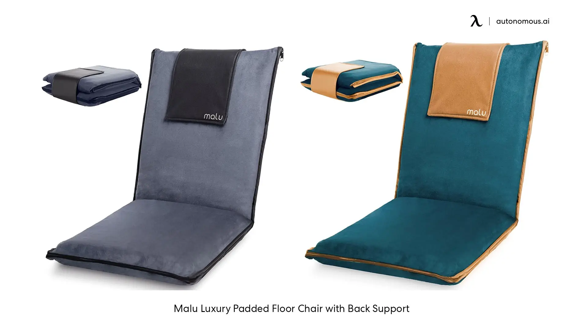 malu Padded Floor Chair w/Back Support