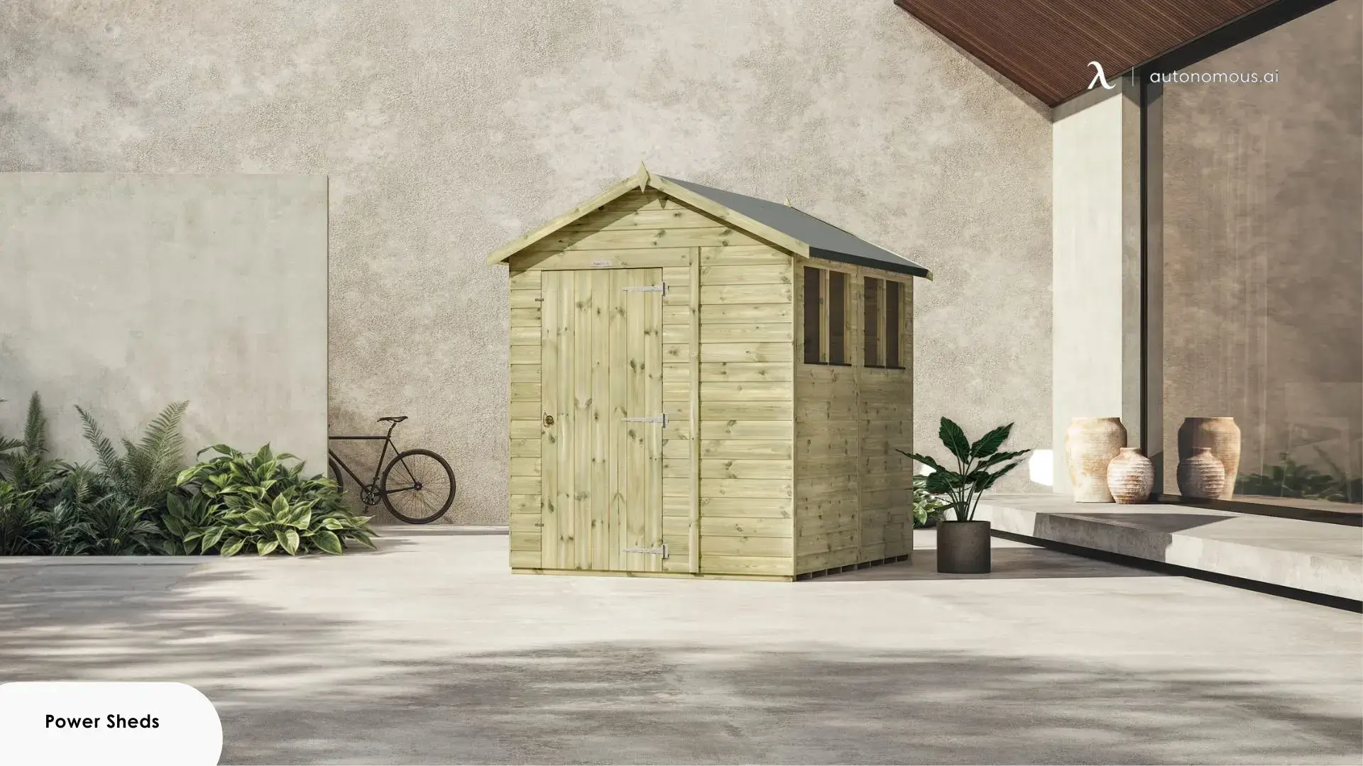Powersheds Premium Apex Shed
