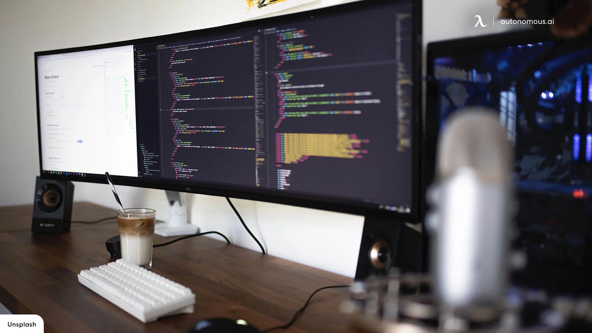 curved monitor is specifically made according to the natural curvature