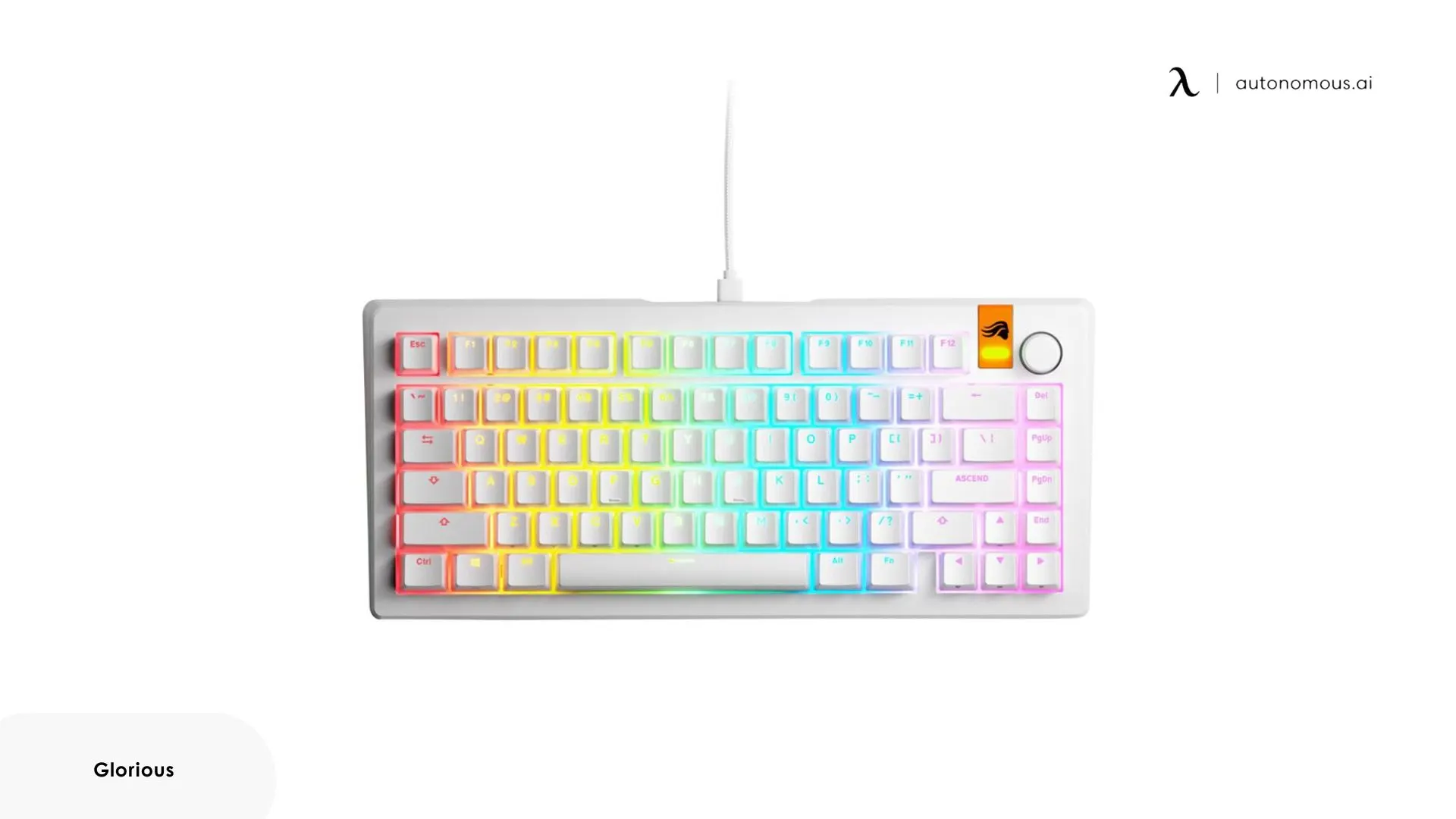 Glorious GMMK 3 Prebuilt RGB Wired Mechanical Gaming Keyboard