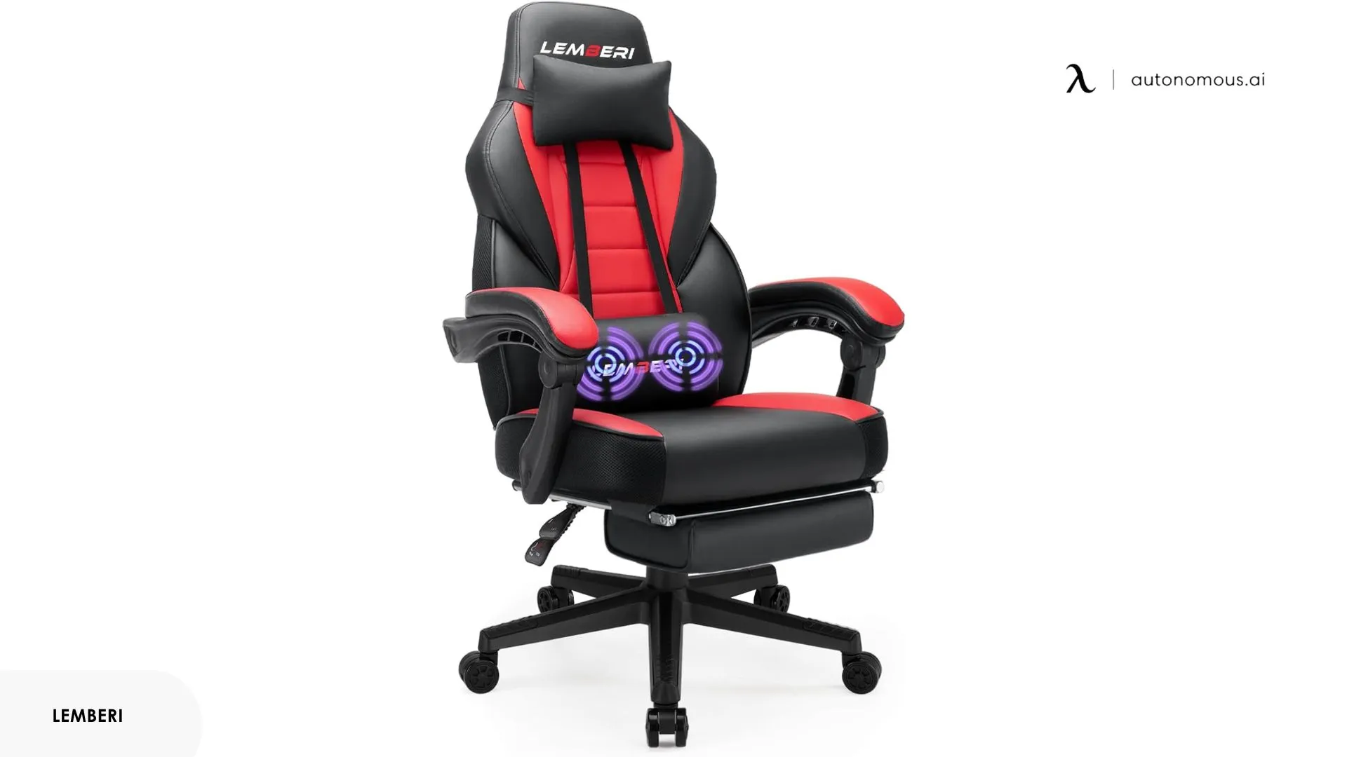 LEMBERI Video Game Chair with Footrest