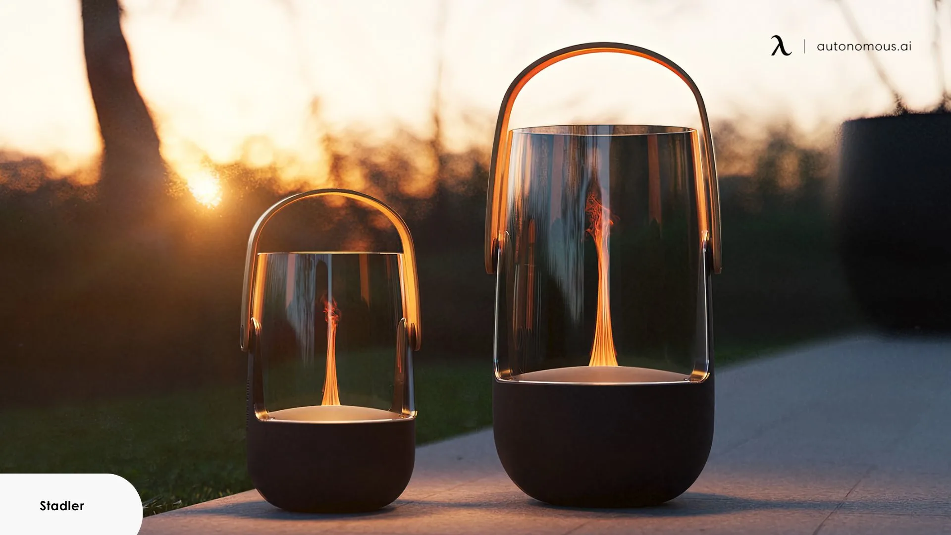 Glass looks sophisticated and doesn't absorb odors