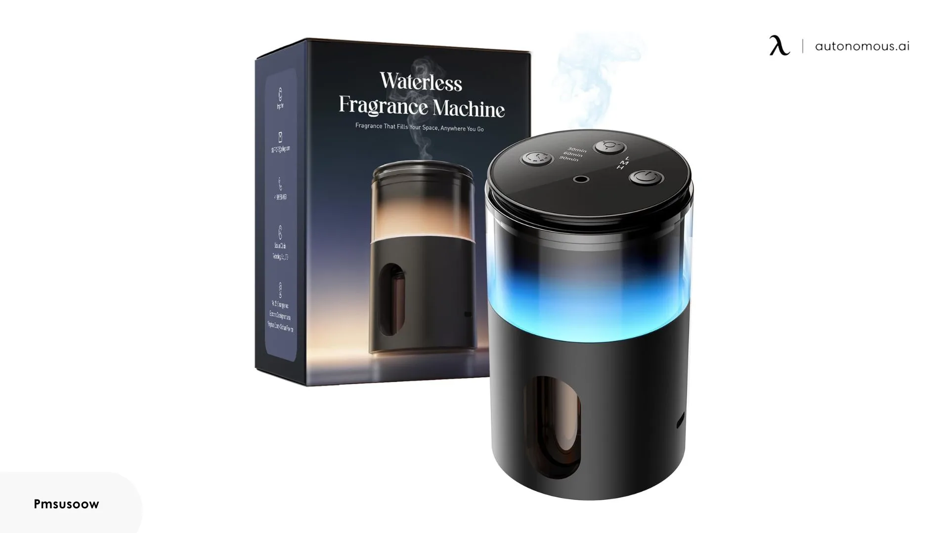 Pmsusoow Waterless Essential Oil Diffuser