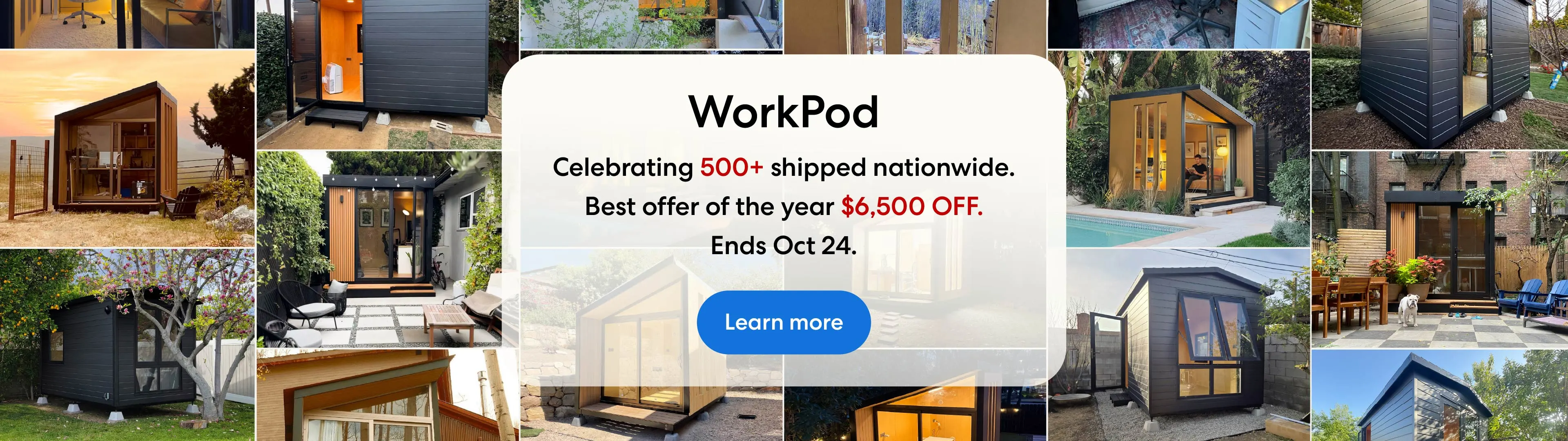 Presidents’ Day Sale on WorkPods