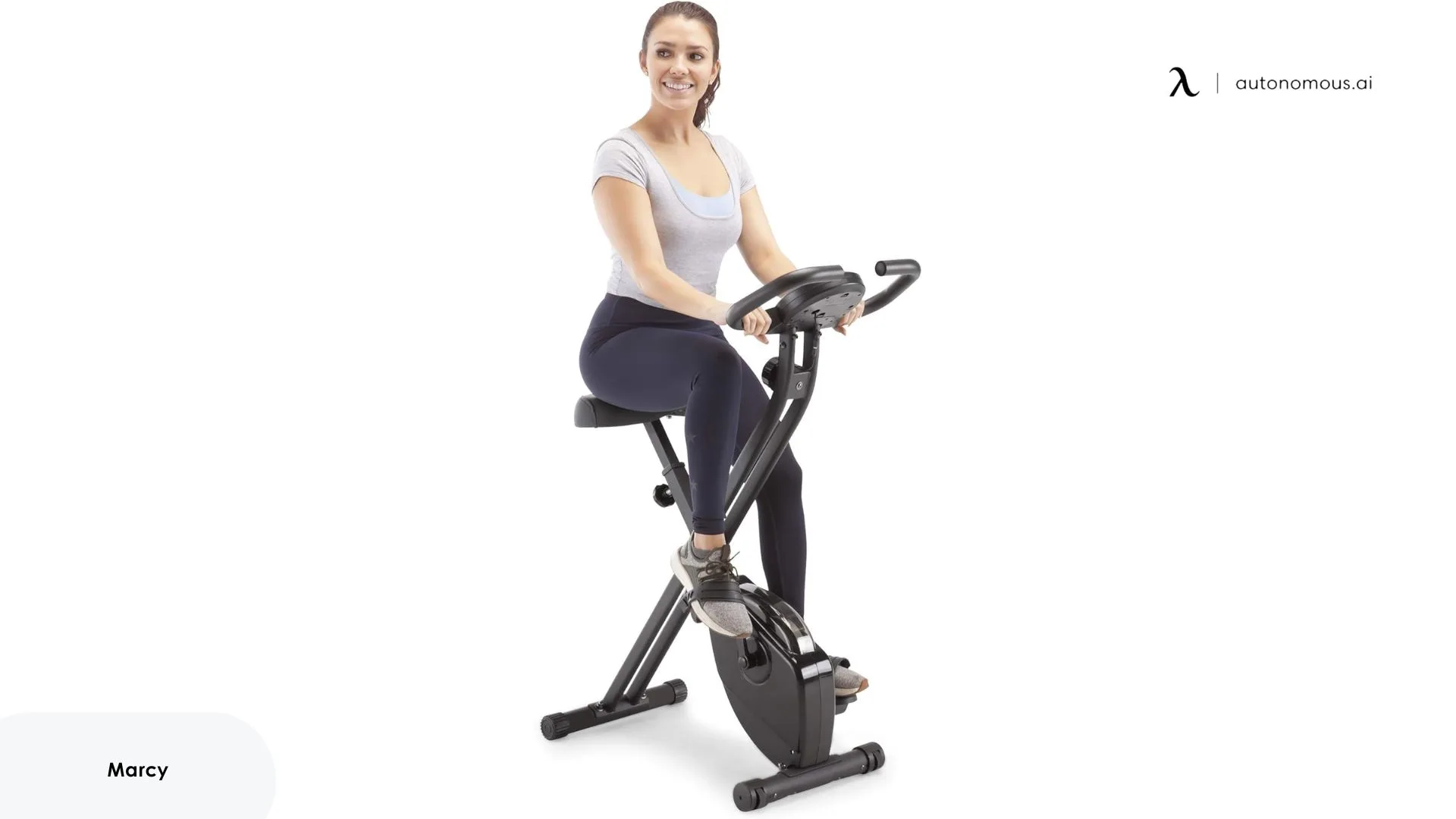 Marcy Foldable Upright Exercise Bike