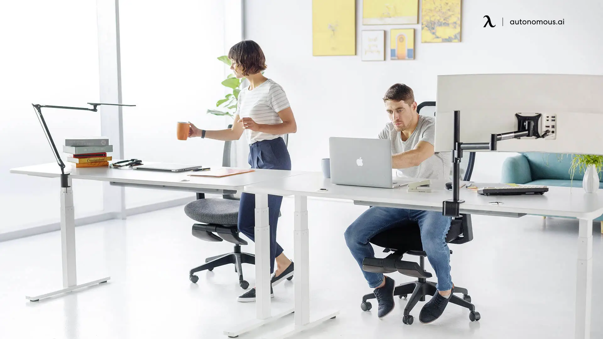 you're working from a corporate office
