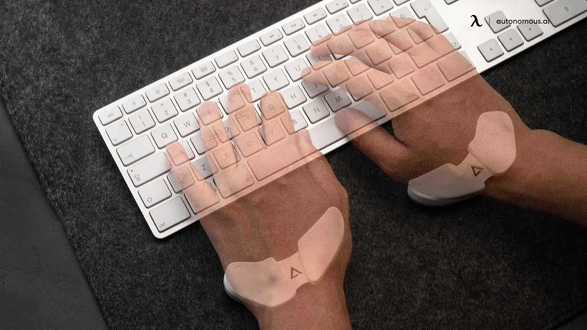 proper hand placement on keyboard