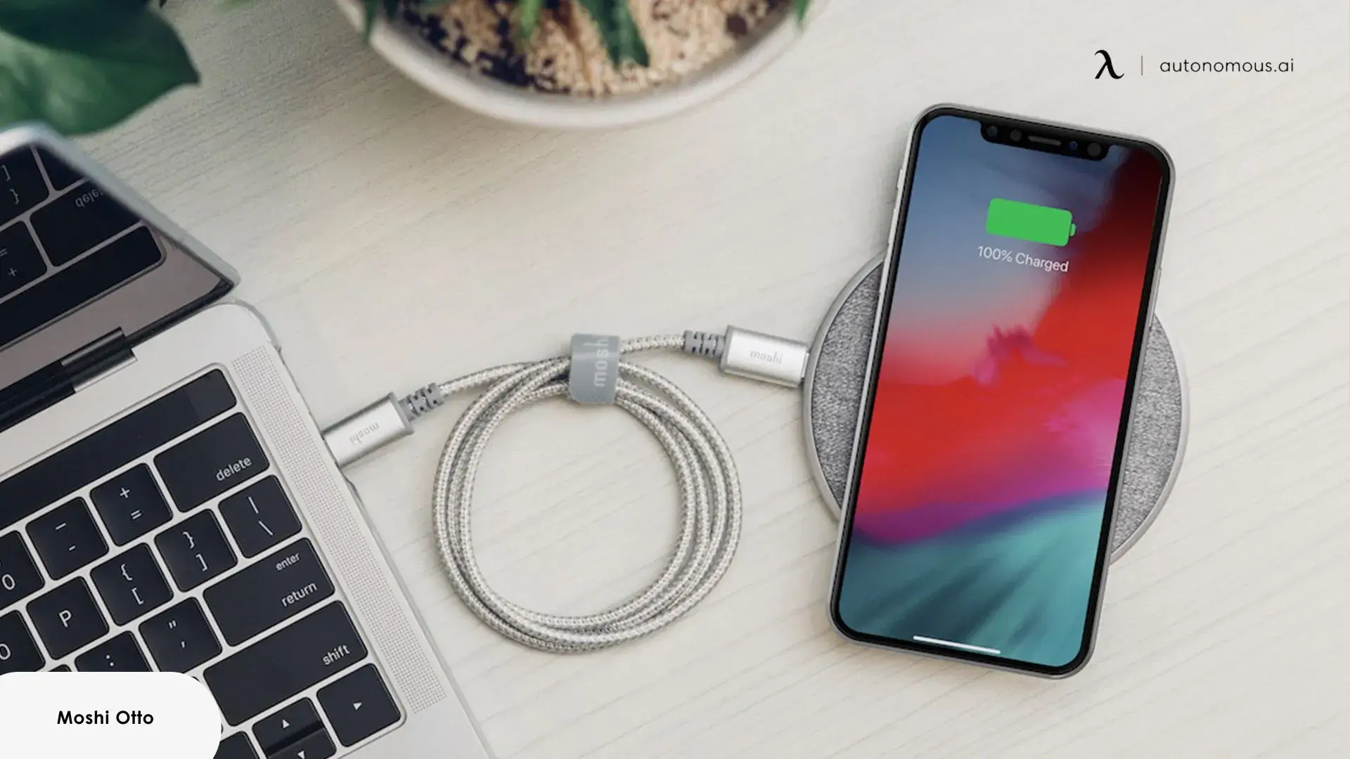 To avoid interruptions, make sure both devices are plugged in or have sufficient charge