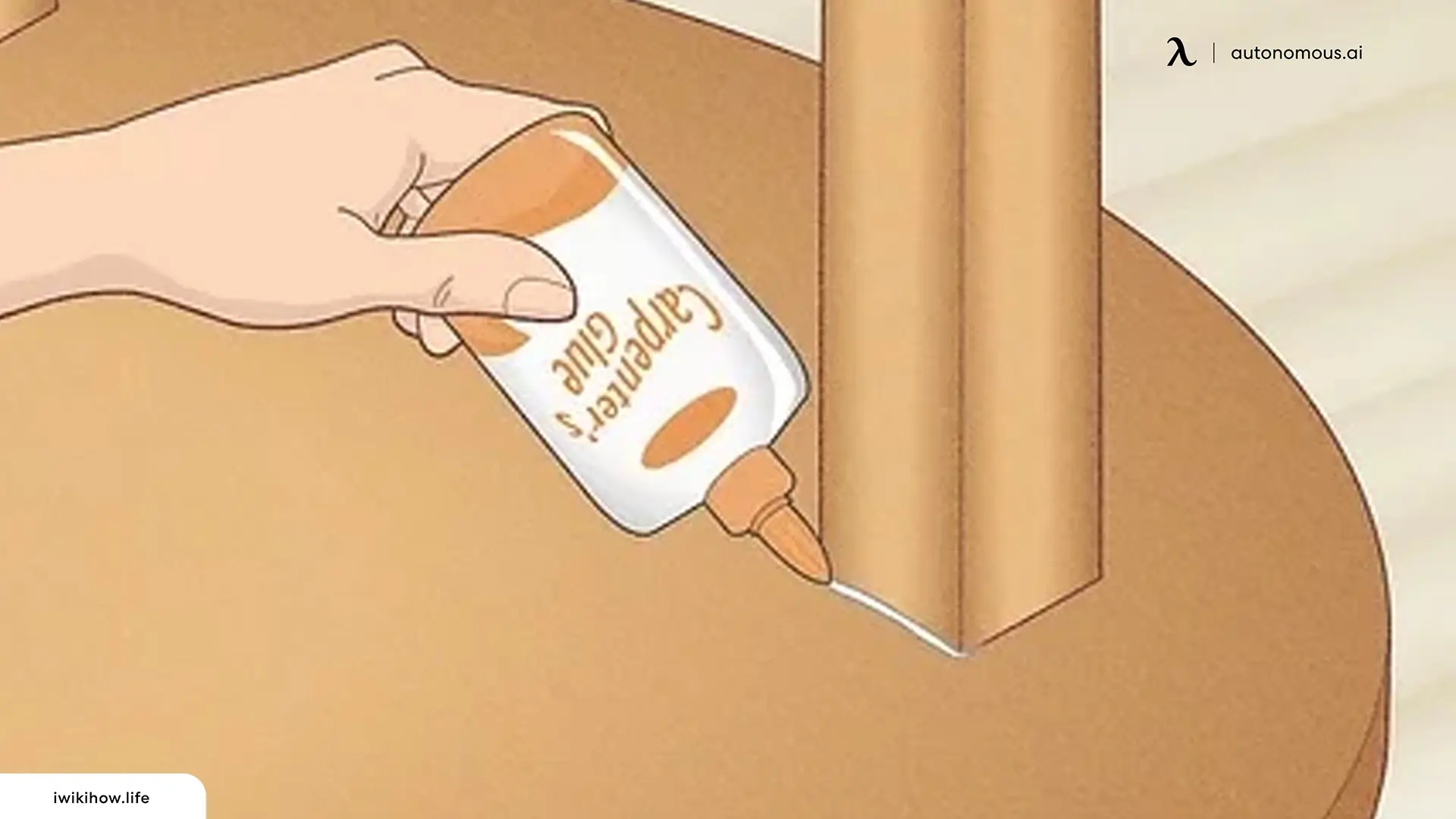 use a high-quality wood glue such as polyurethane or epoxy adhesive