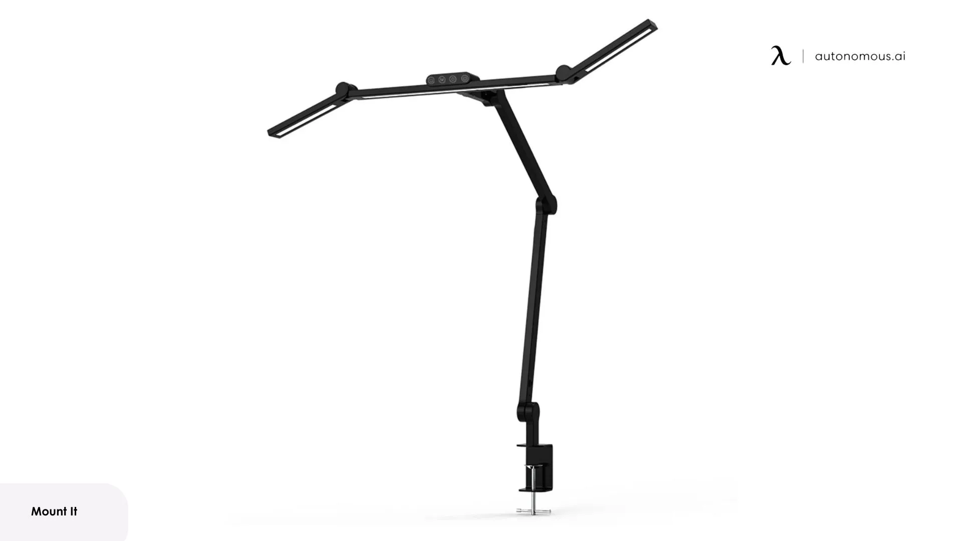 Mount It LED Desk Lamp with Swing Arms