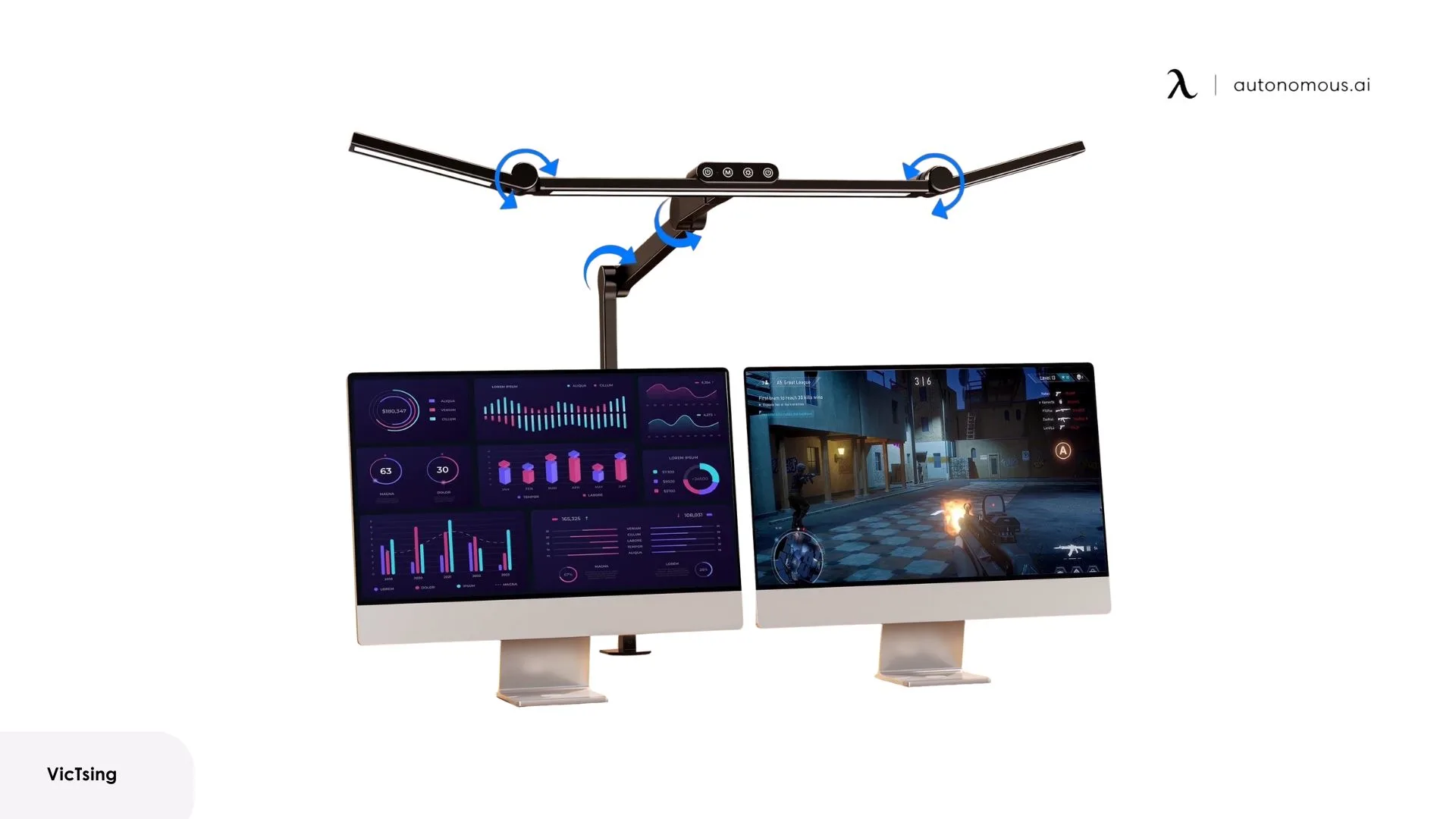 VicTsing LED Desk Lamp with Clamp