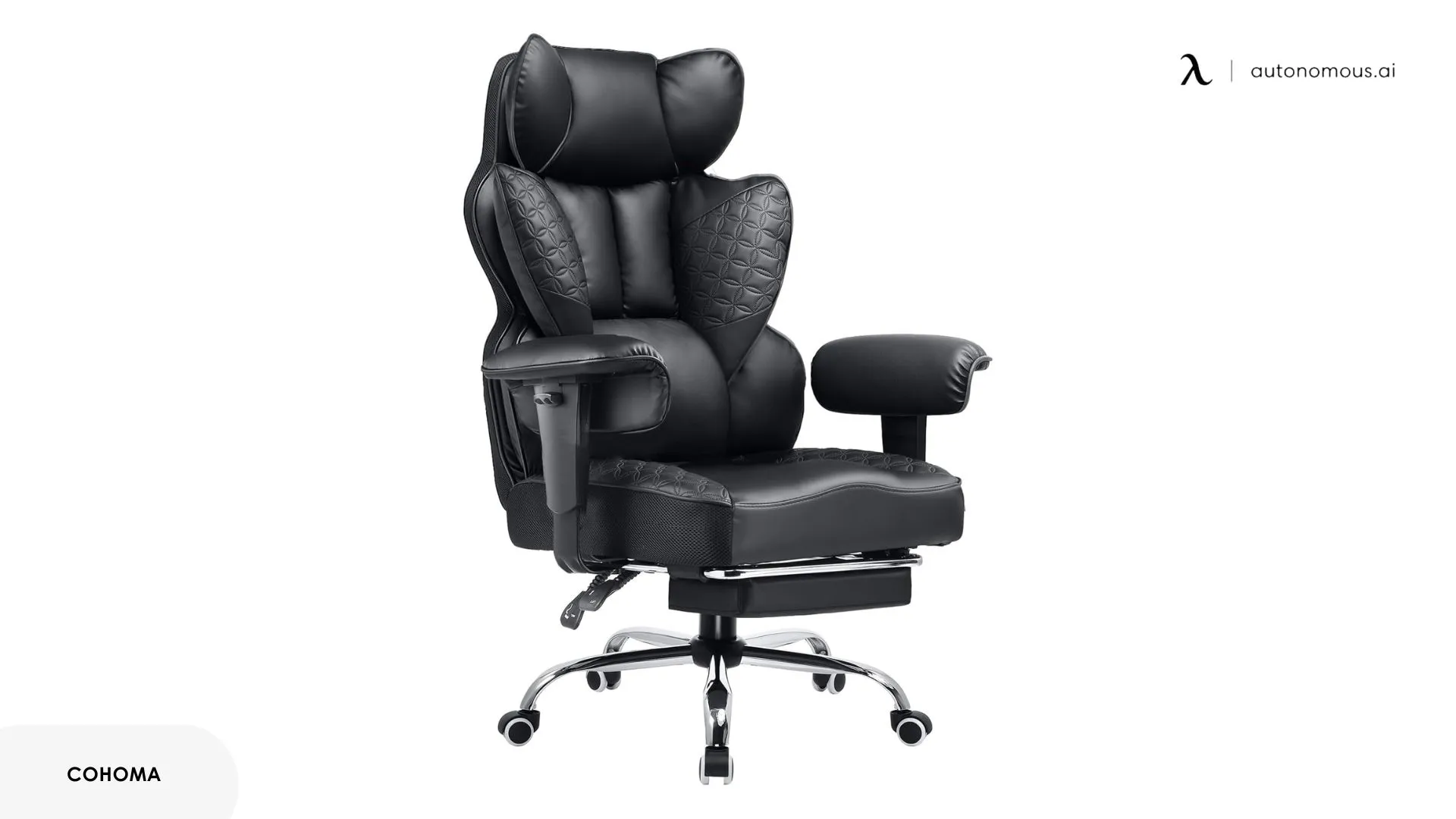 COMHOMA Big and Tall Reclining Office Chair