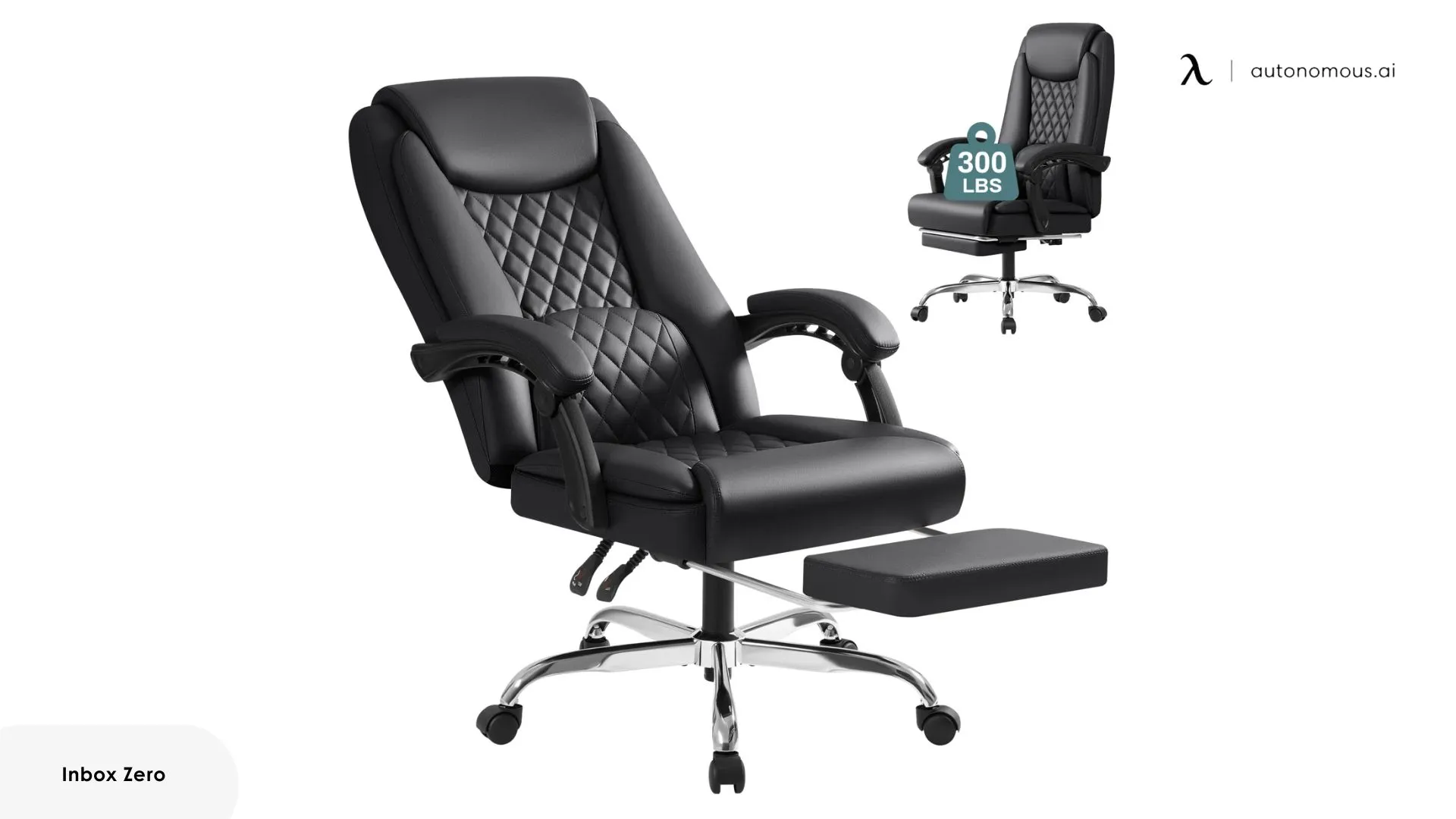 Inbox Zero Ergonomic Reclining Executive Chair