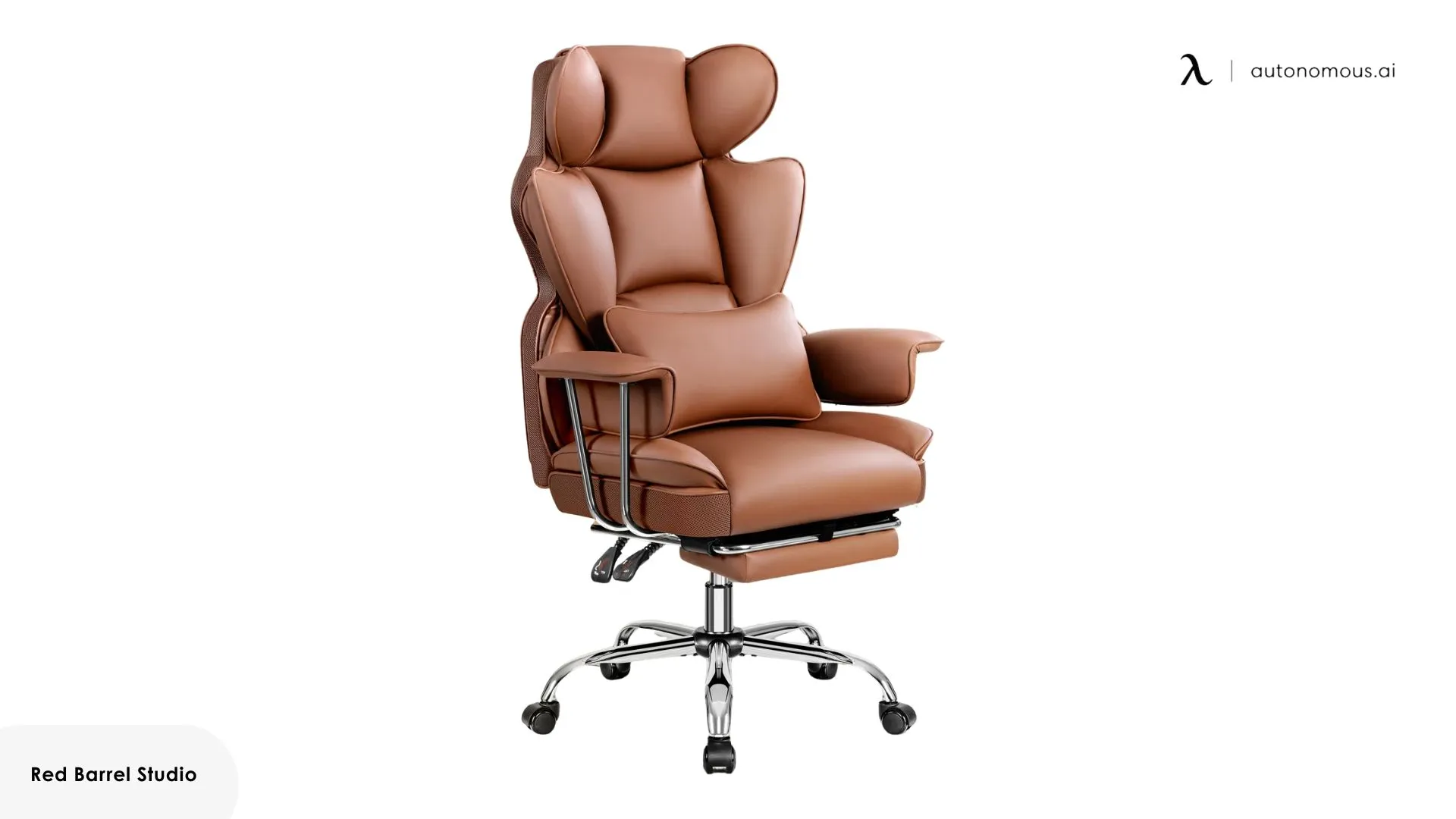 Red Barrel Studio Faux Leather Executive Computer Chair