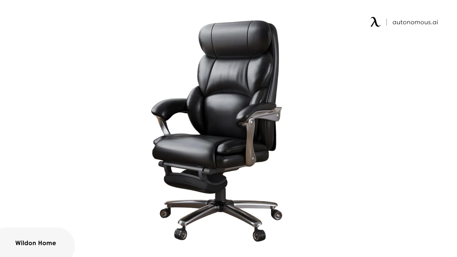 Wildon Home Ergonomic Executive Office Chair With Adjustable Footrest