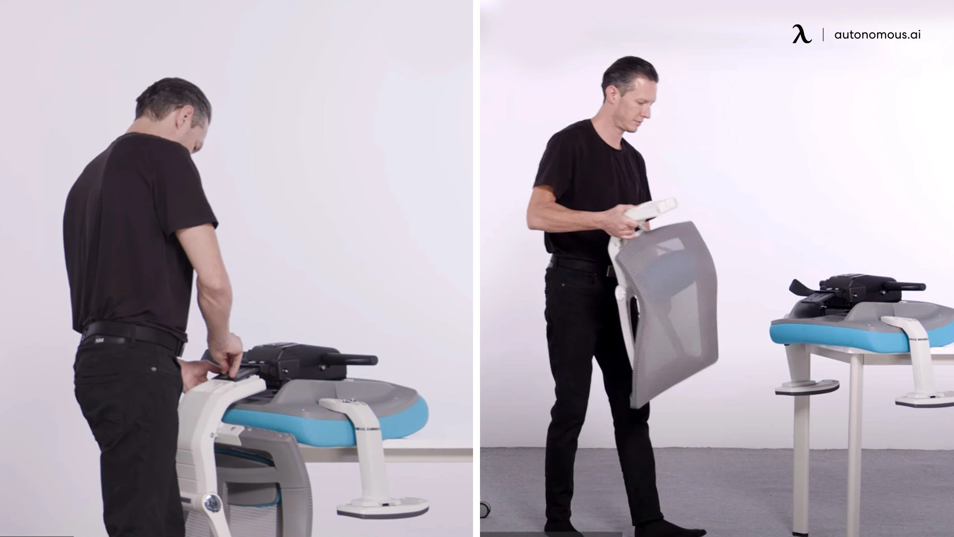 Separate The Backrest From The Seat