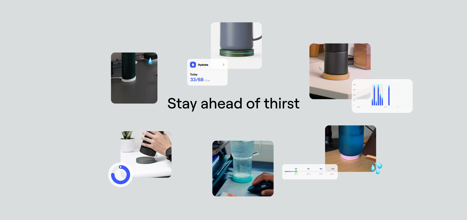 Drink before you're thirsty.