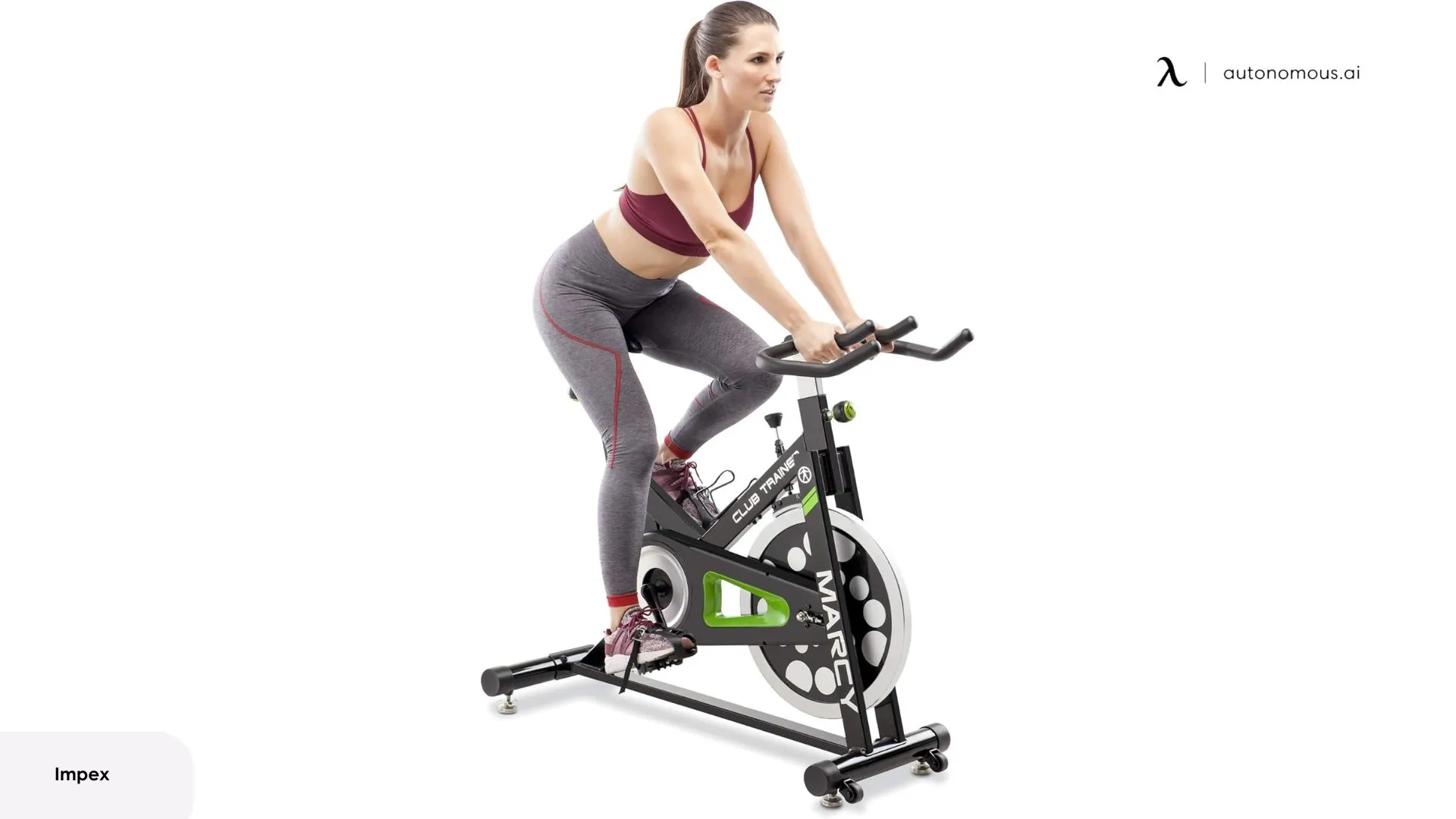 MARCY Club Revolution Bike Cycle Trainer for Cardio Exercise