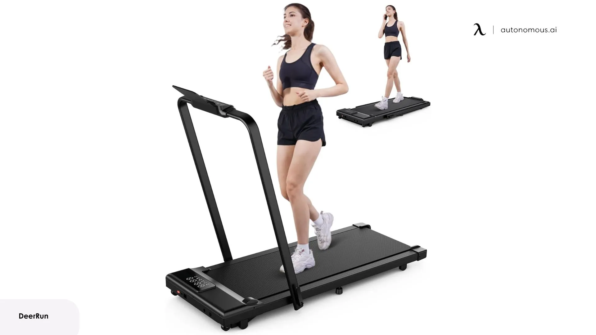 DeerRun 3-in-1 Walking Pad Treadmill