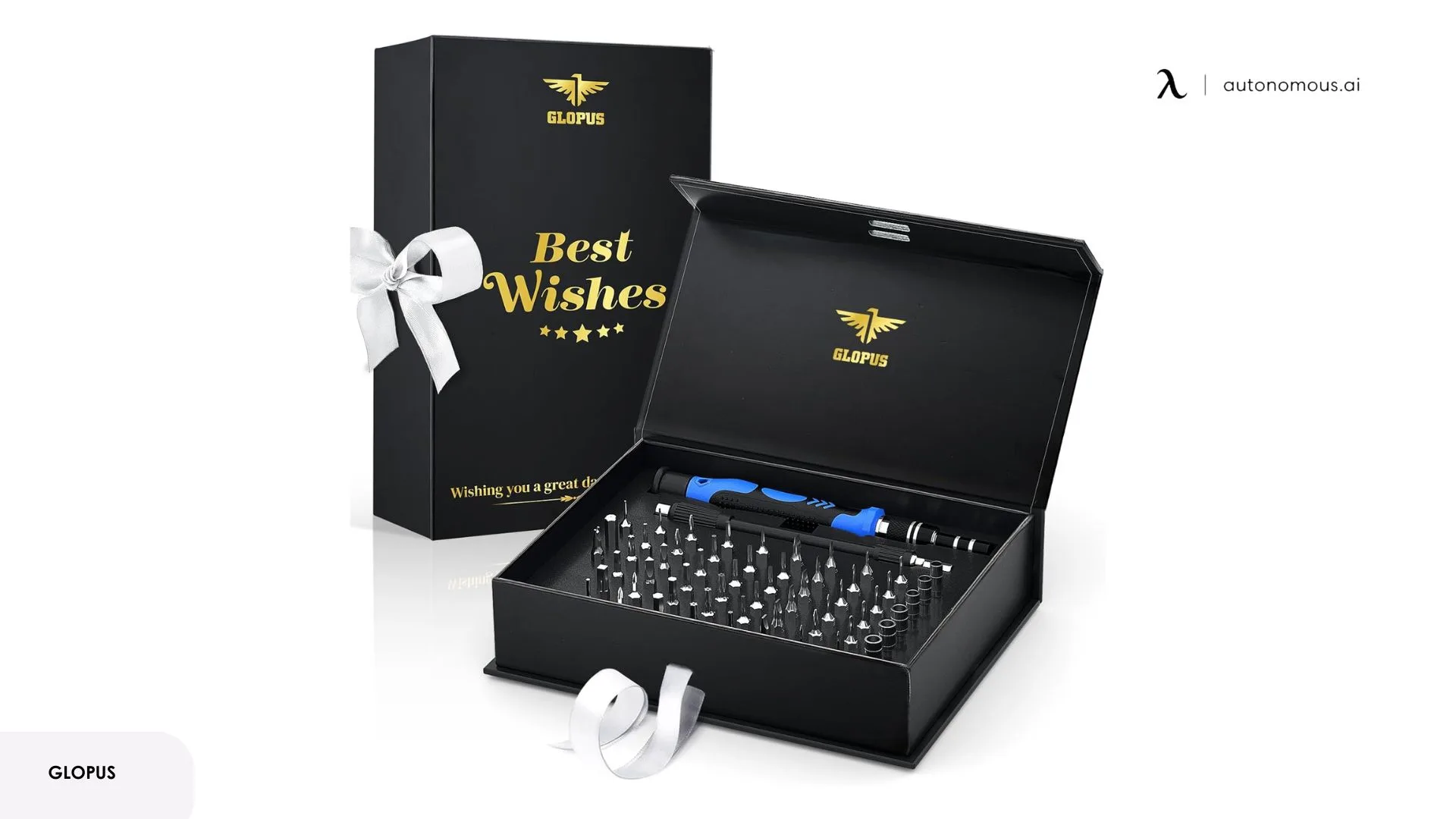 GLOPUS Precision Screwdriver Set with 57 Bits