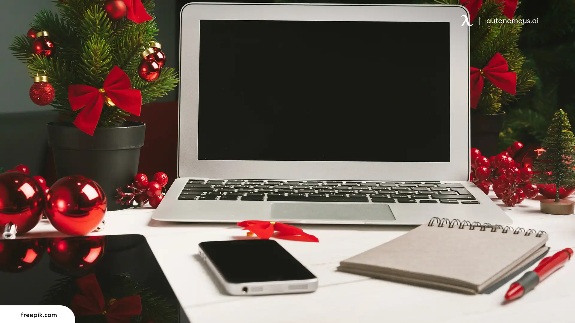 These Christmas trees are a must in any office Christmas decorations