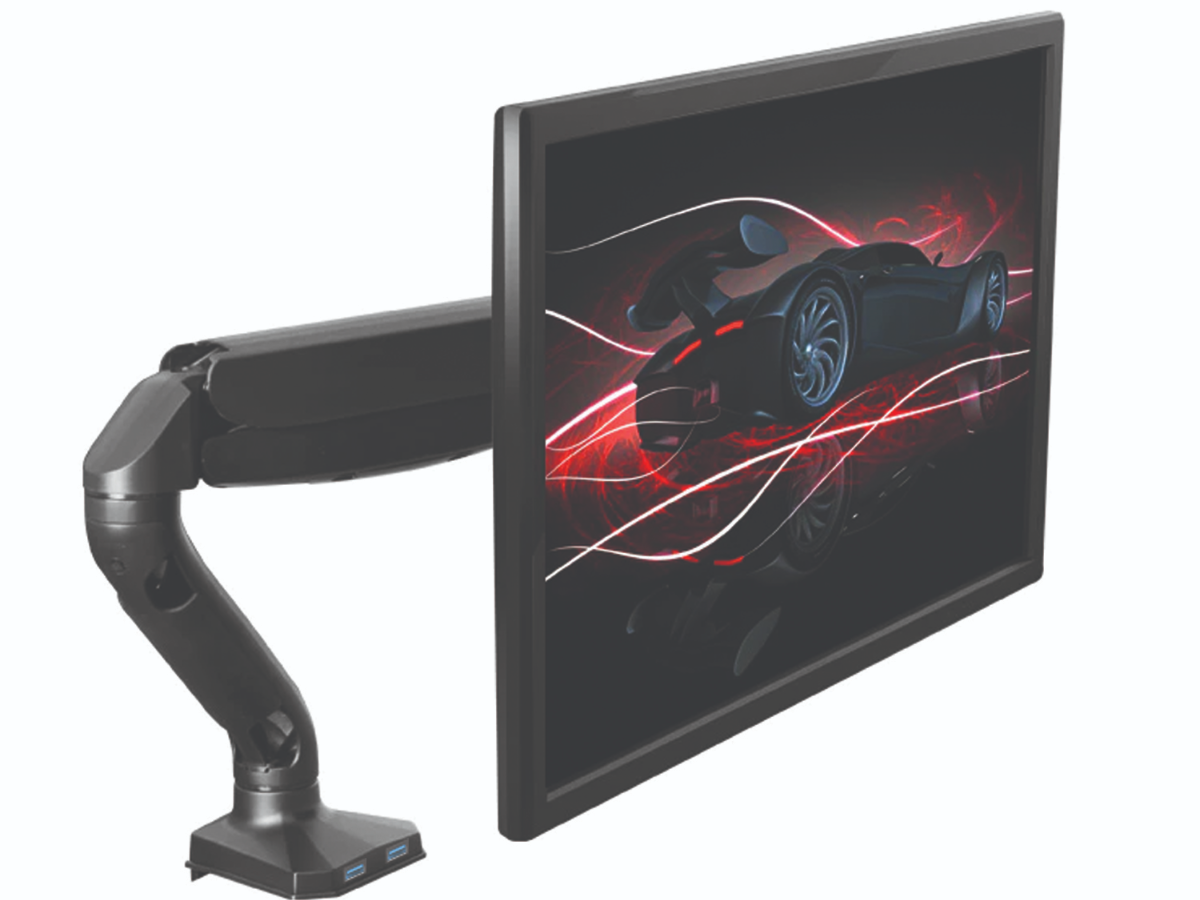 Uncaged Ergonomics UncagedErgonomics Single Monitor Arm: Computer Holder