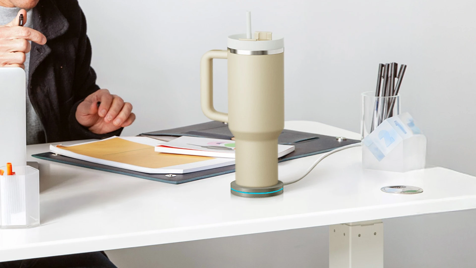 Autonomous Hydrate Water Reminder and Intake Tracker None - Gray