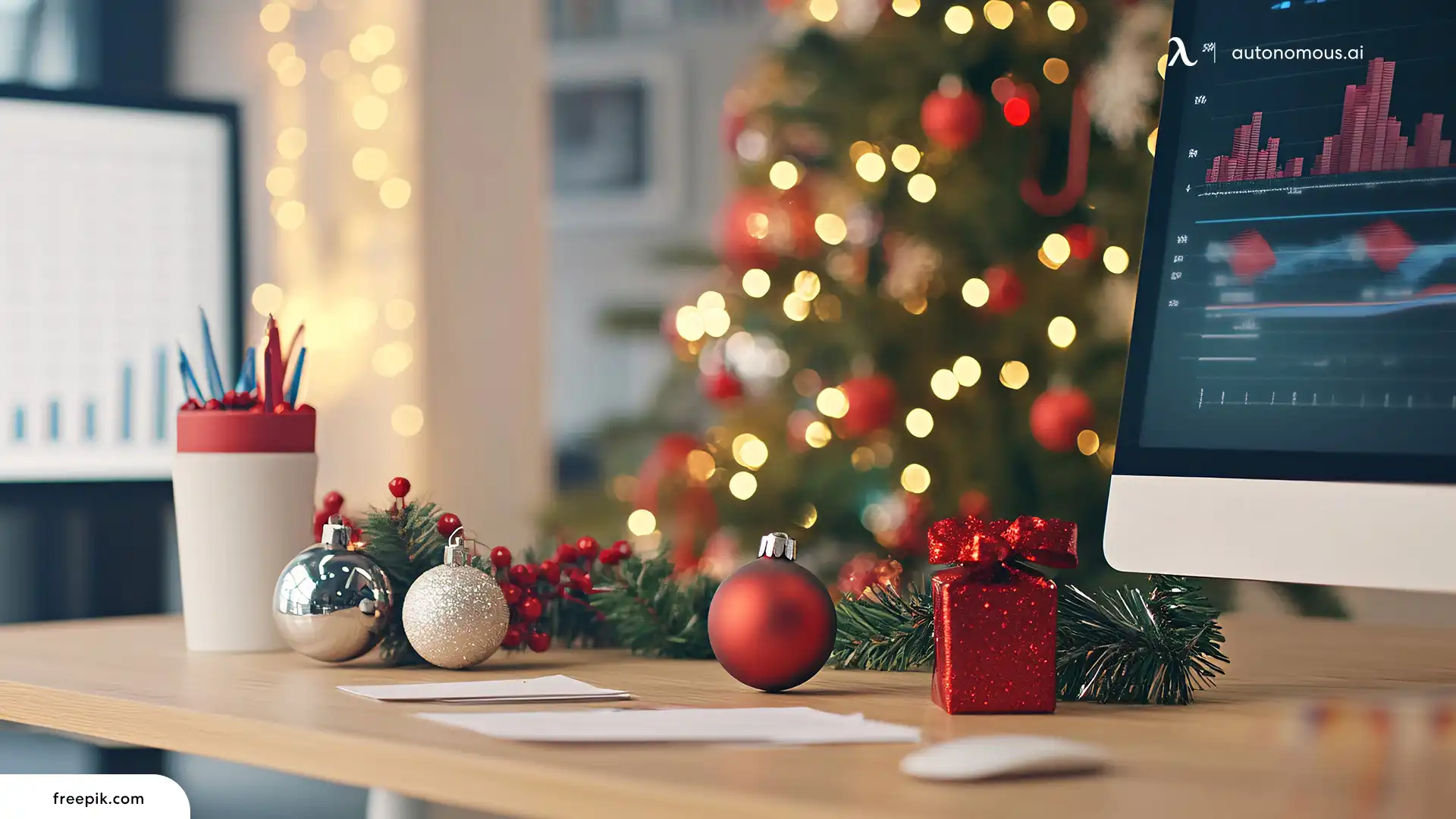3D Acrylic Ball Ornament with Snow Globe Effect