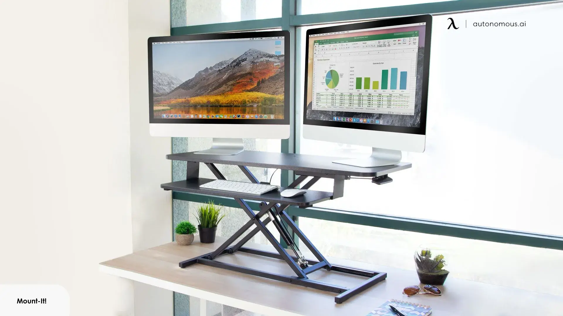 standing desk riser
