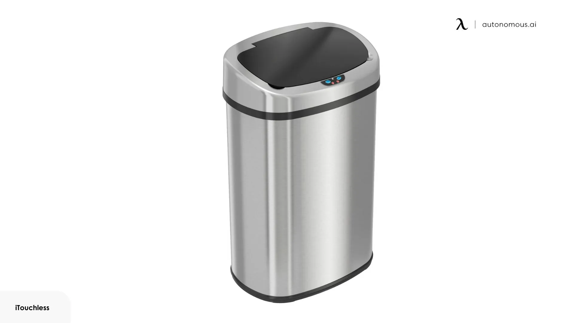 iTouchless Deodorizer Stainless Steel 13 Gallon Motion Sensor Trash Can