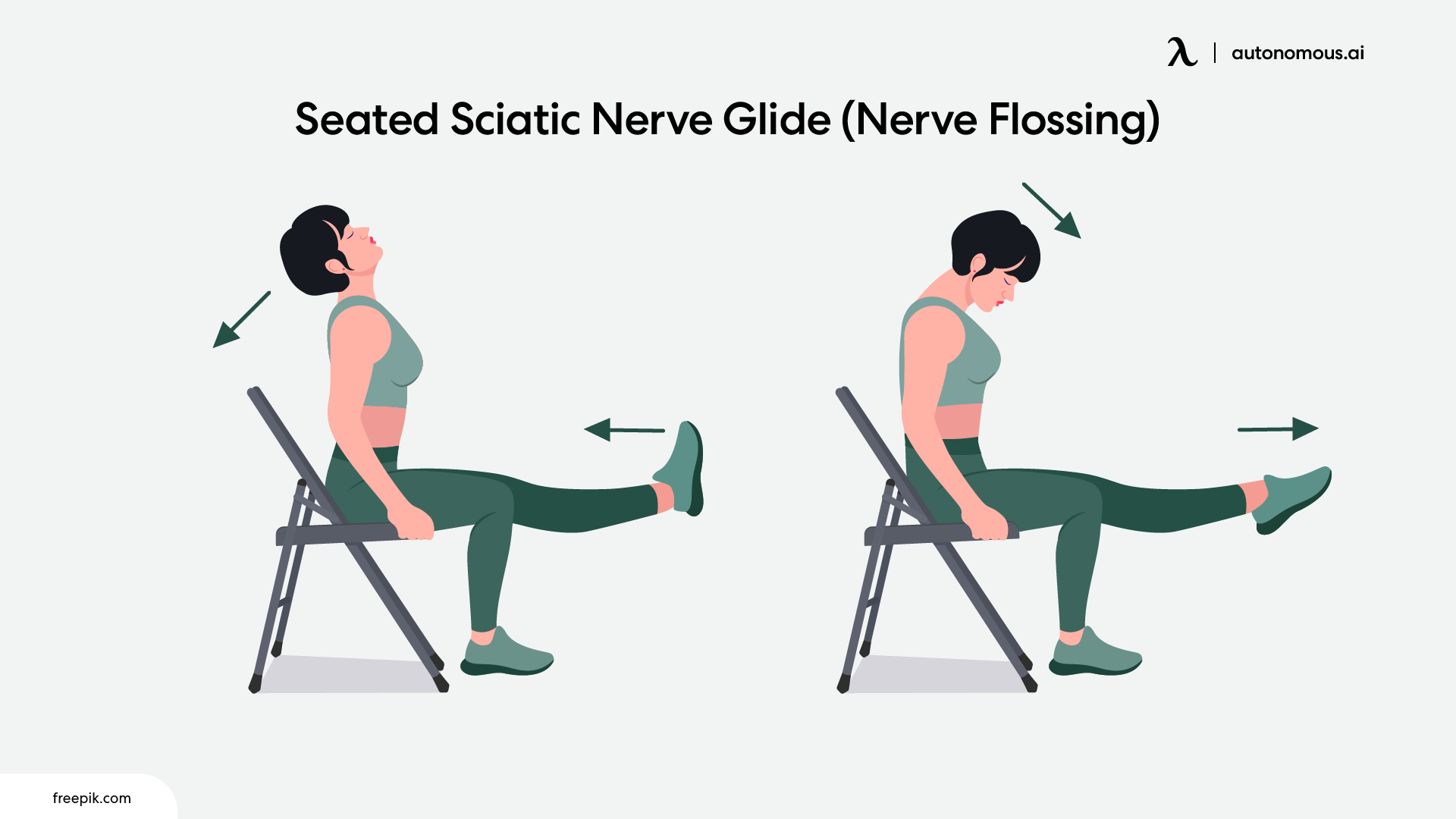 seated sciatica stretches