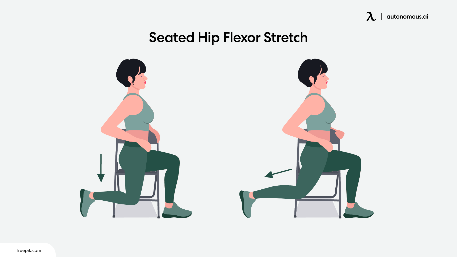 Seated Hip Stretch for Sciatica Pain