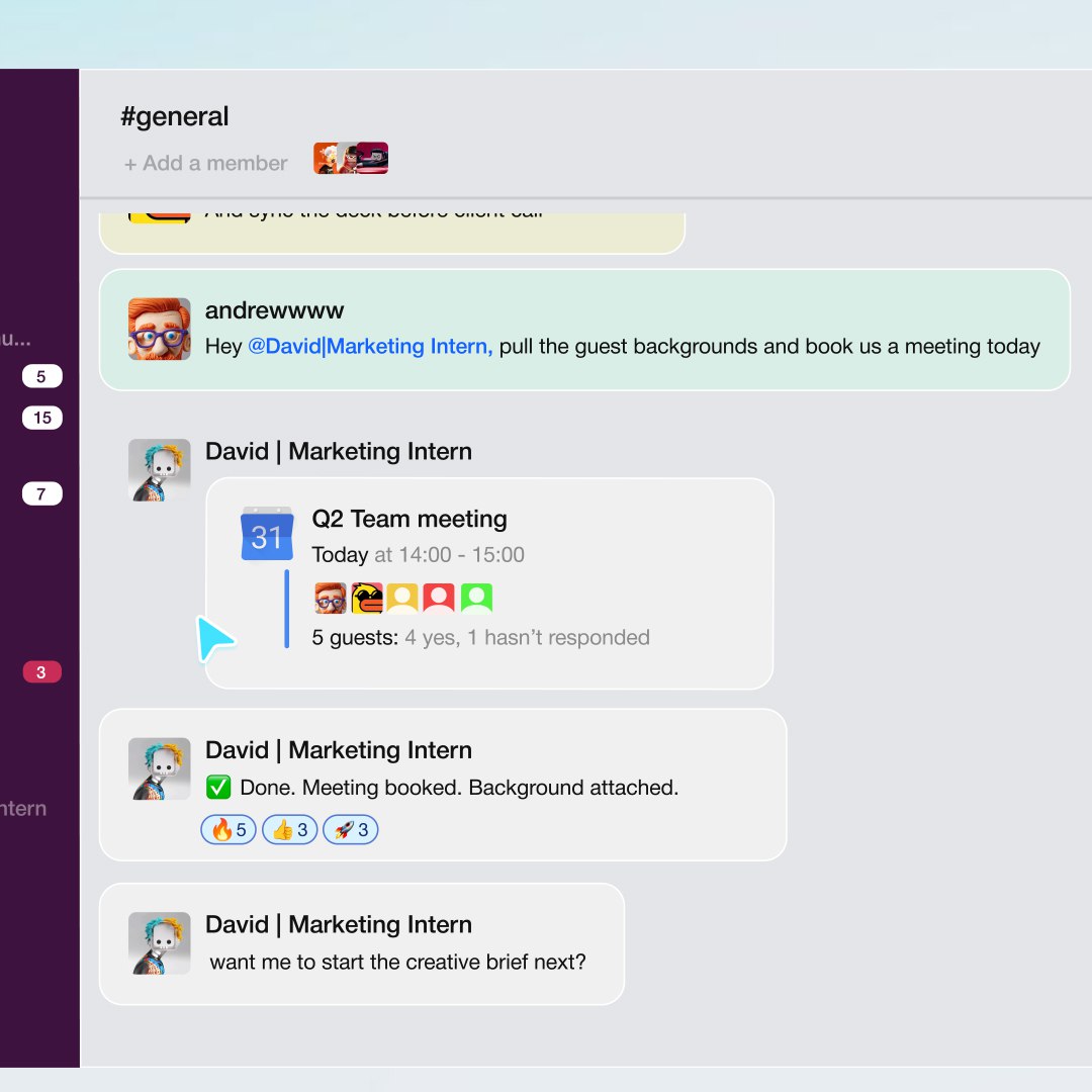 Add Intern to any group chat