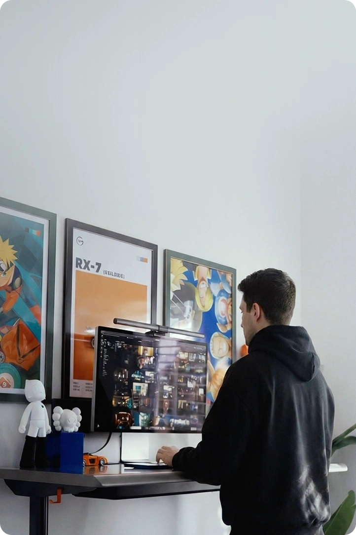 Find your perfect desk height.