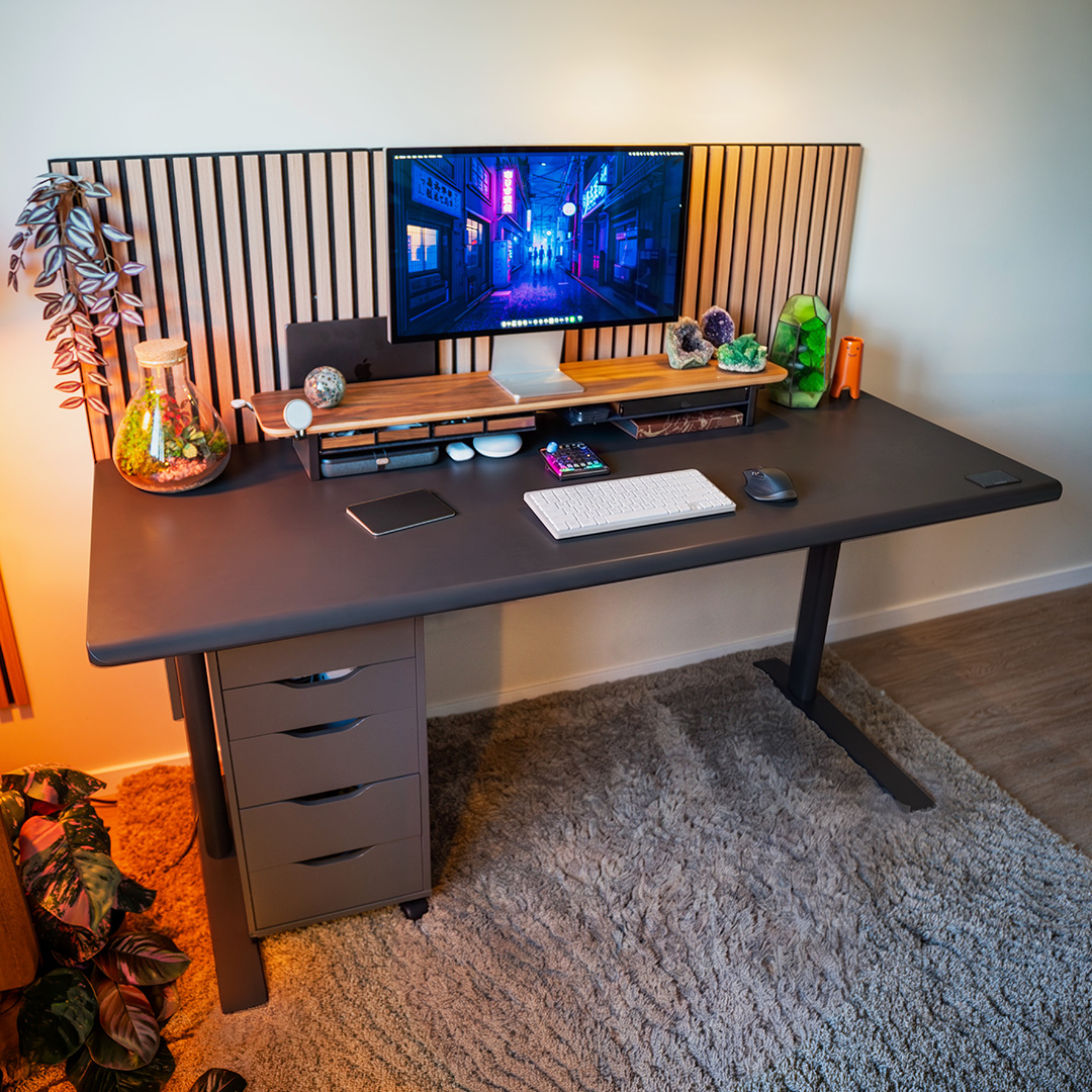 Autonomous Desk Pro Electric Standing Desk Onyx Black - 70.5" × 29"