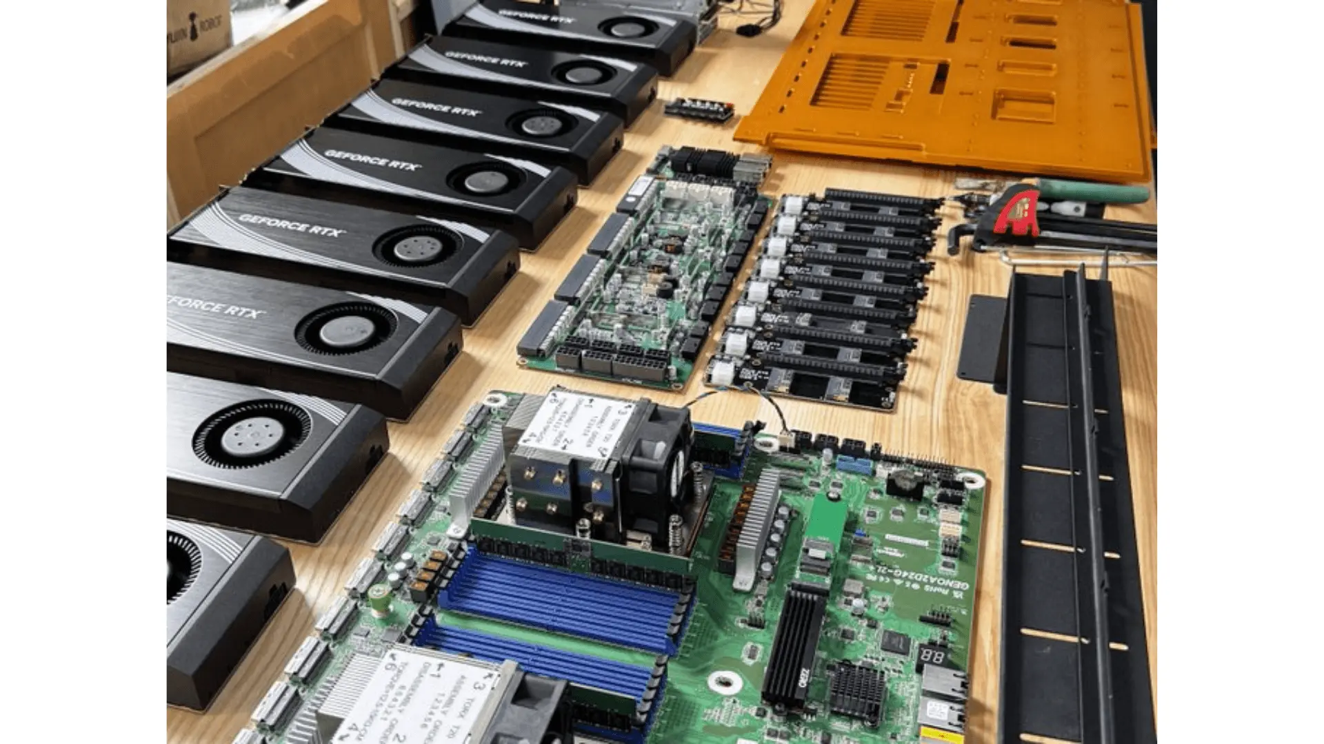 8-GPU on-premise business AI server build