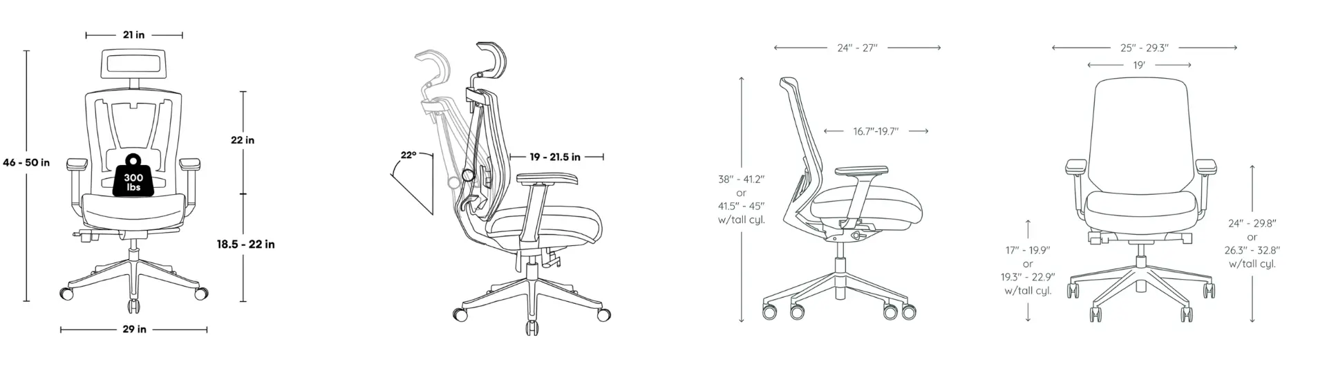Side-by-side spec comparison