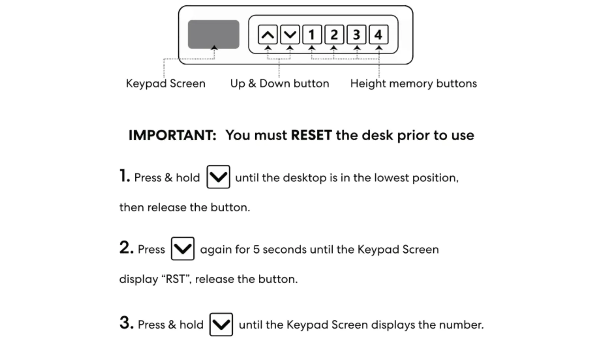 How to set memory presets on an Autonomous desk