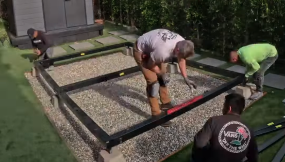 This NO PERMIT backyard office installs in just hours