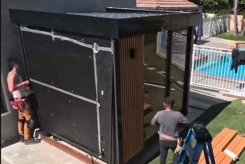 Build a NO PERMIT 80 sqft backyard workspace