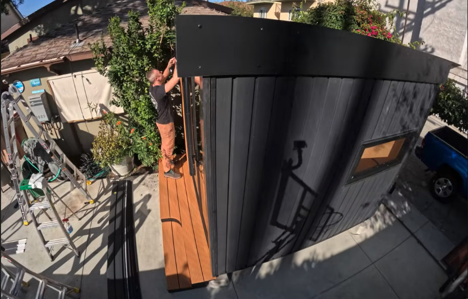 24hr backyard office transformation
