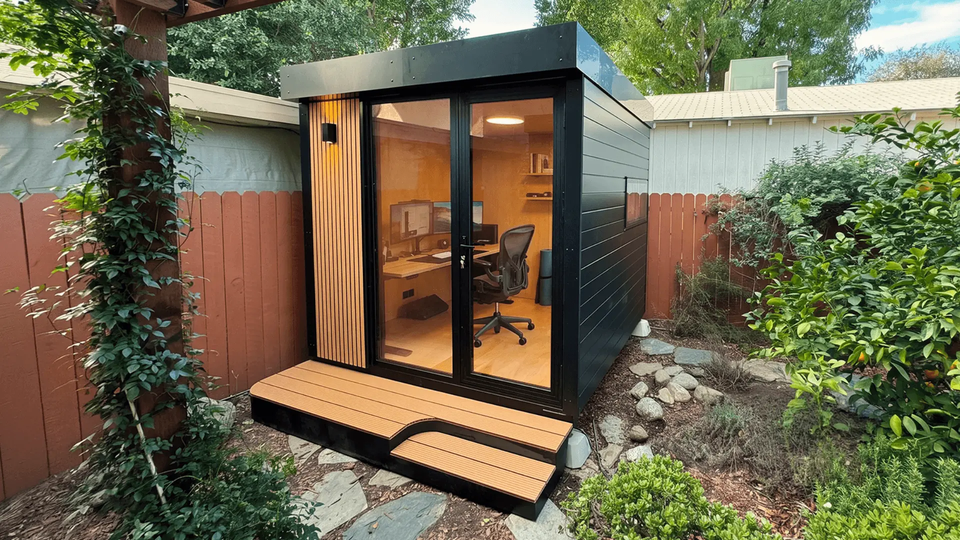 Which is the best relocatable backyard office pod?