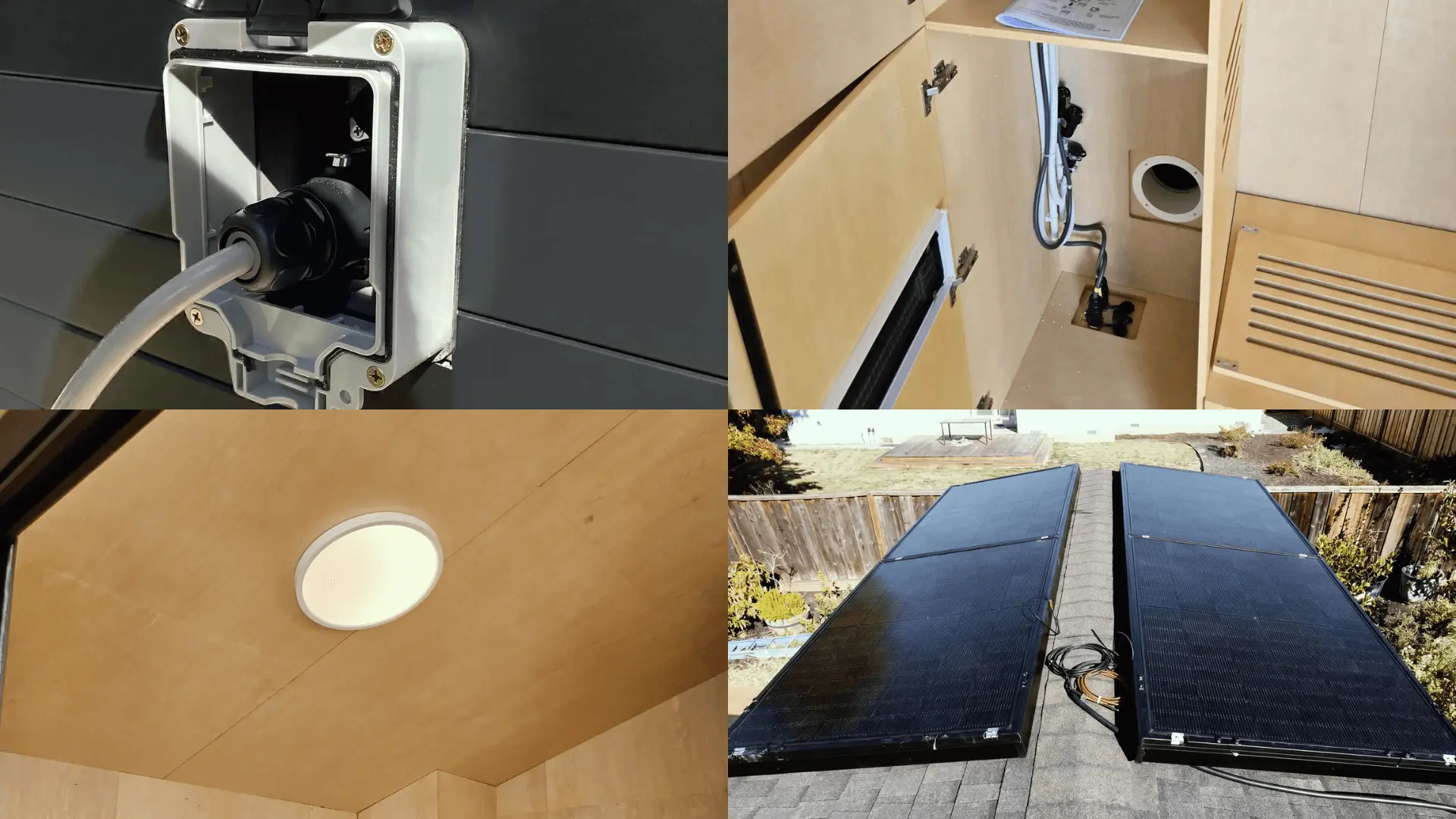 How does a garden office pod get electricity?