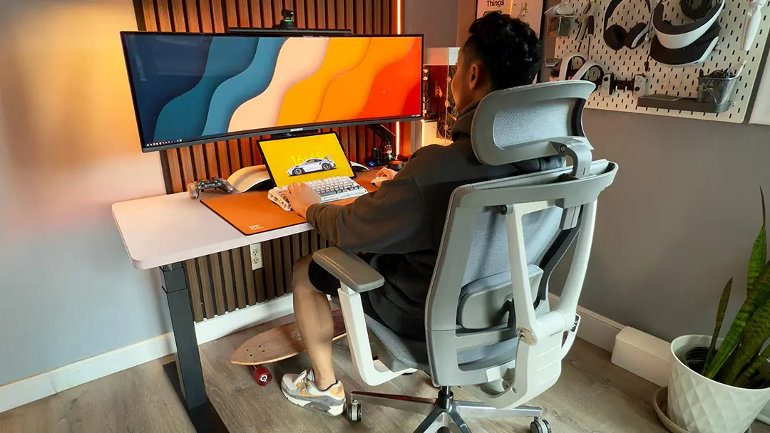 Good lighting improves both call quality and eye comfort, and it's cheap relative to its impact. 