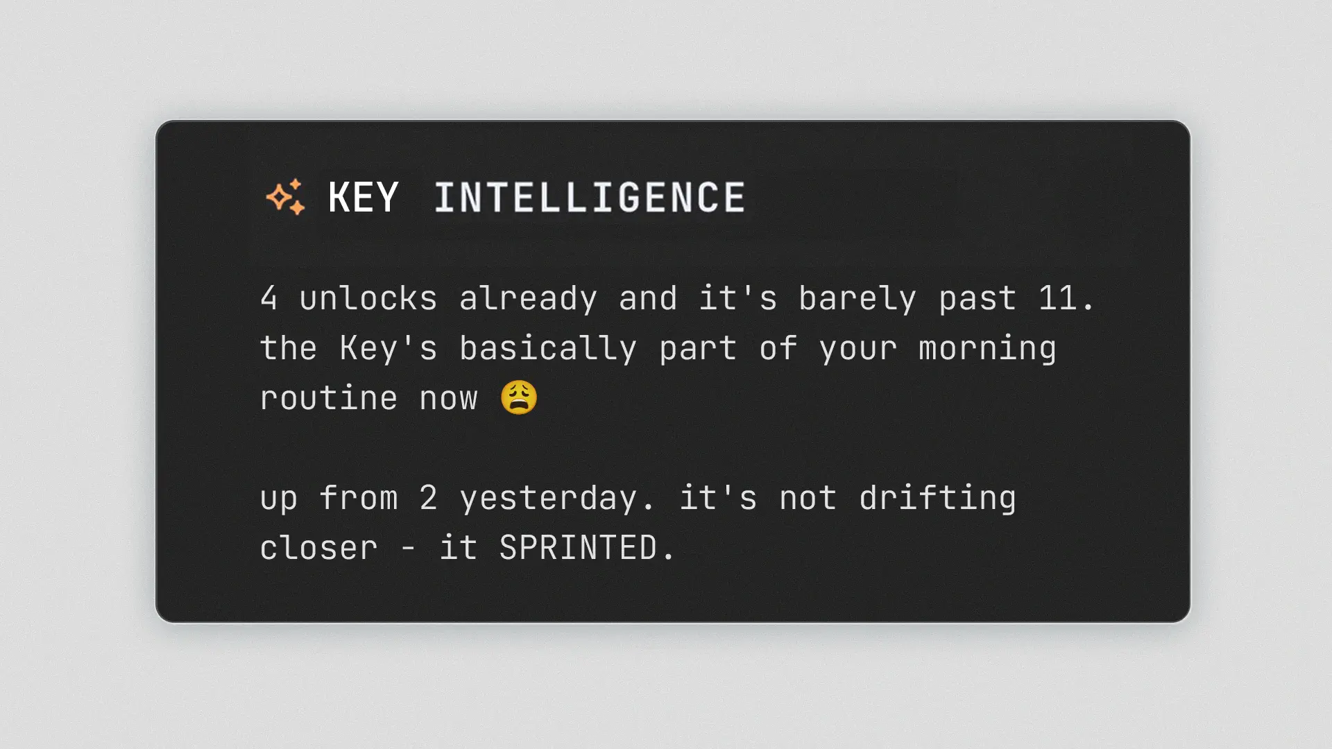 Key Intelligence